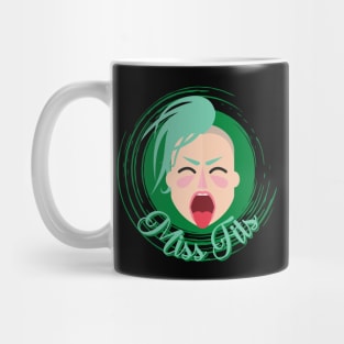 Miss Fits Misfits Funny Angry Woman Design Mug